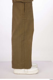 Sutton brown cargo wide leg pants calf casual dressed white…